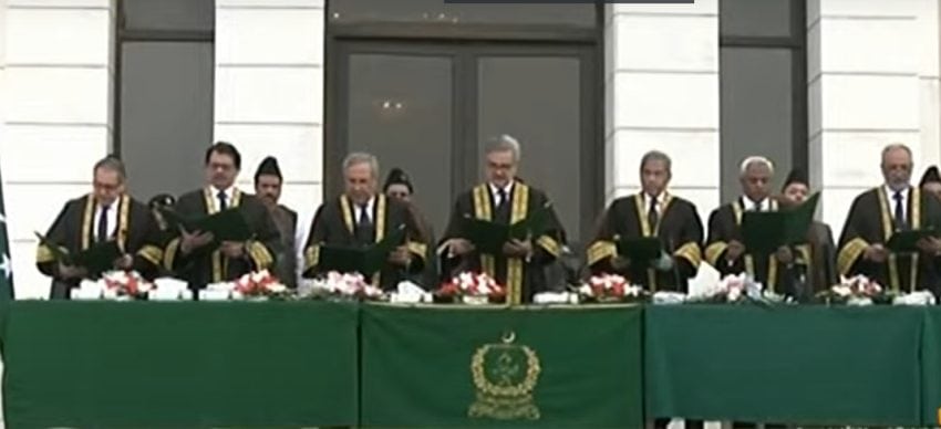 New Sc Judges Take Oath At Maiden Outdoor Ceremony