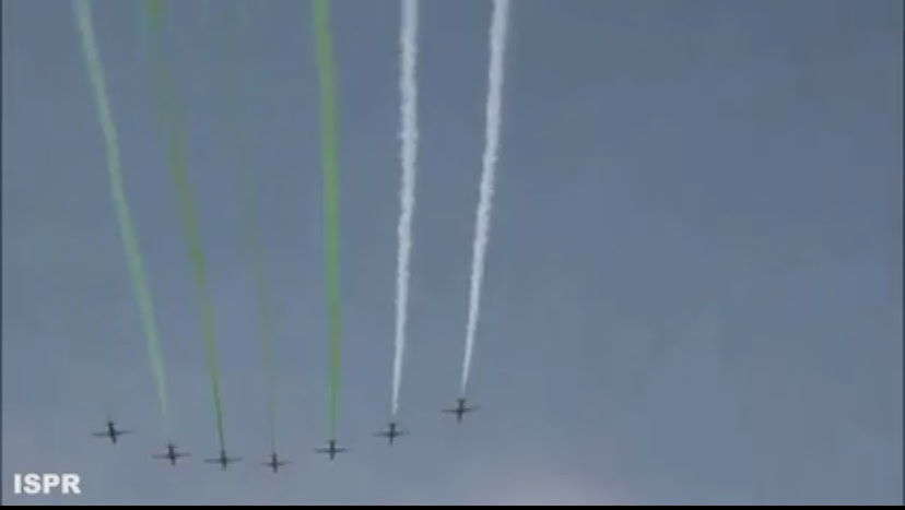 Pafs Stunning Flypast Salutes Nation At Icc Champions Trophy Opening