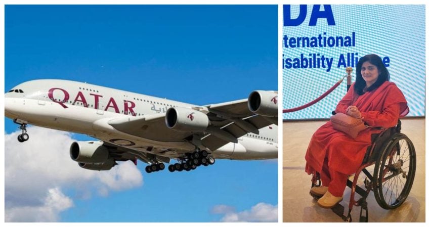 Qatar Airways Loses Wheelchair Of Disabled Activist Maria Qureshi