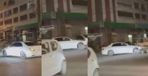 Drift Gone Wrong Reckless Driver Hits Bikers On Karachis Tariq Road Video