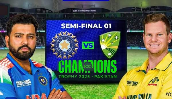 India And Australia All Set For Epic Showdown In First Semifinal Of Icc Champions Trophy