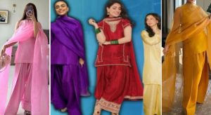 Latest Farshi Shalwar Trends In Pakistan For Eid 2025