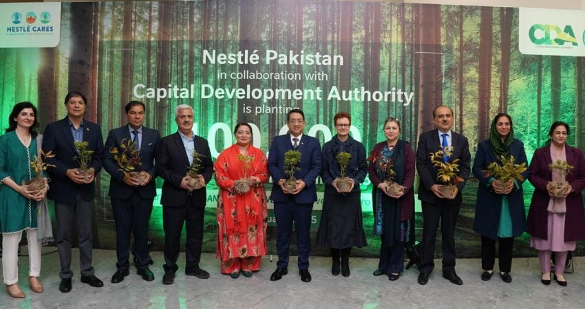 Nestle Pakistan Embarks On 100000 Tree Urban Forest Project In Islamabad With Cda