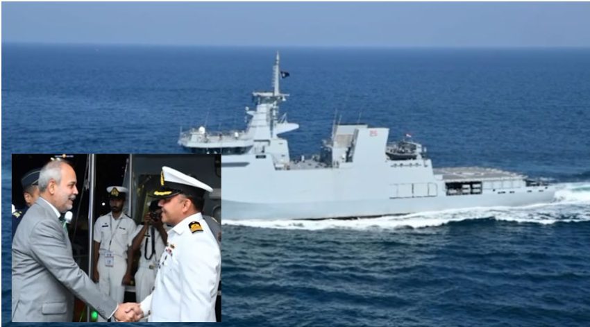 Pakistan Navy Warship Yarmook Visits Uae To Participate In Idex Nadex 2025