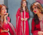 Sajal Aly Turns Heads With Red Hot Desi Attire See Pictures