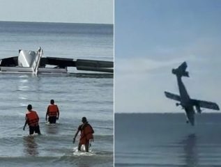Thai Military Plane Crashes Into Sea Five Officers Dead