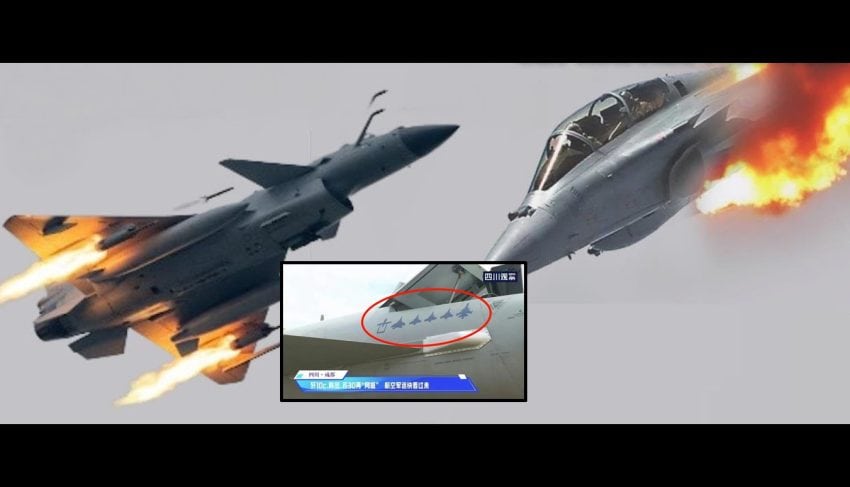 Chinese J 10c Flaunts Indian Kill Marks Honoring Pakistans Aerial Combat Victory