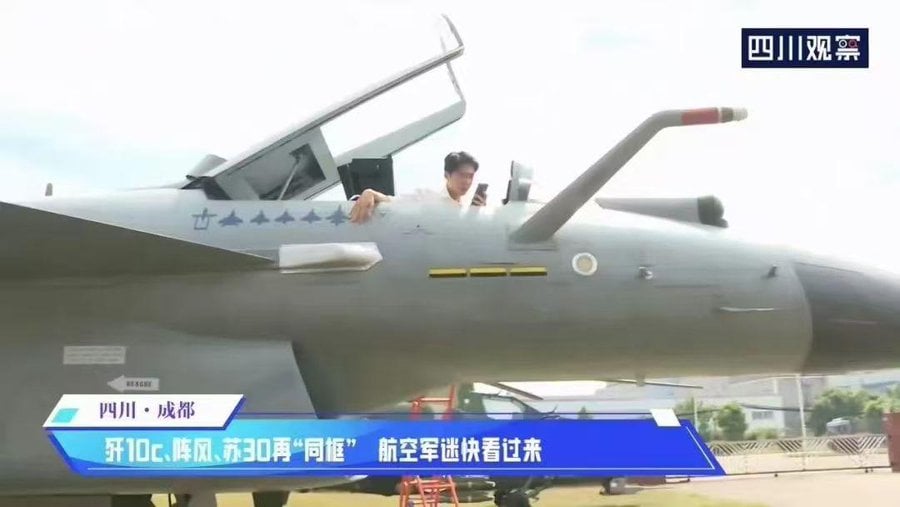 Chinese J 10c Flaunts Indian Kill Marks Honoring Pakistans Aerial Combat Victory 