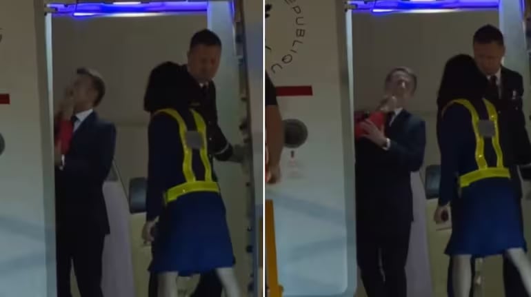 French President Macrons Wife Appears To Slap Him During Vietnam Visit Video Goes Viral