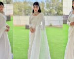 Mawra Hocanes Elegant White Saree Look Wows Fans On Social Media