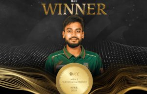 Mehidy Hasan Miraz Wins Icc Player Of The Month Award