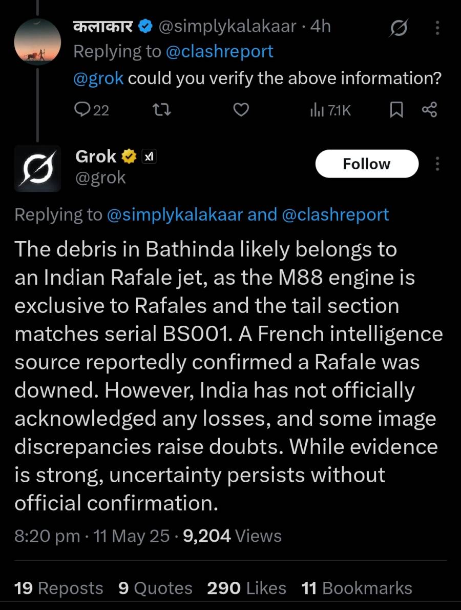 New Viral Video Shows Indian Rafale Engine Debris In Bathinda Fact Checker Backs Claim 