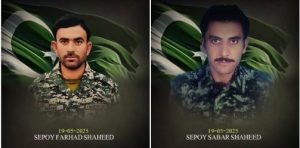 Nine Terrorists Killed Two Soldiers Martyred In Kp Operations