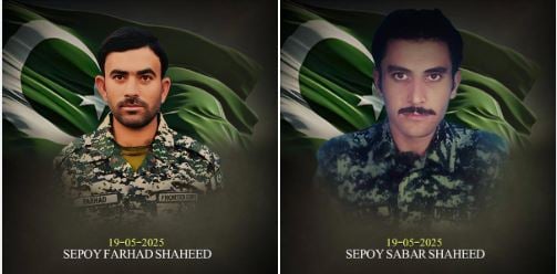 Nine Terrorists Killed Two Soldiers Martyred In Kp Operations