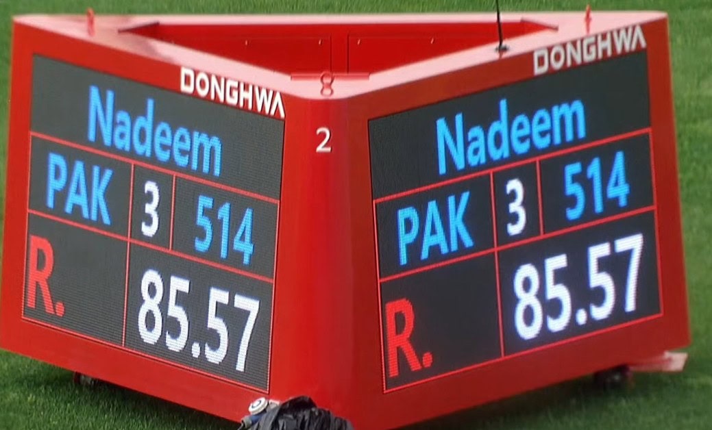 Olympic Champion Arshad Nadeem On Track For Gold At Asian Athletics Championship