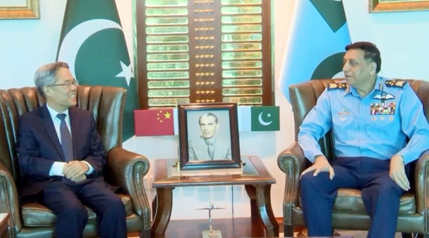 Paf Chief Lauds China For Supporting Pakistans Defence Modernisation