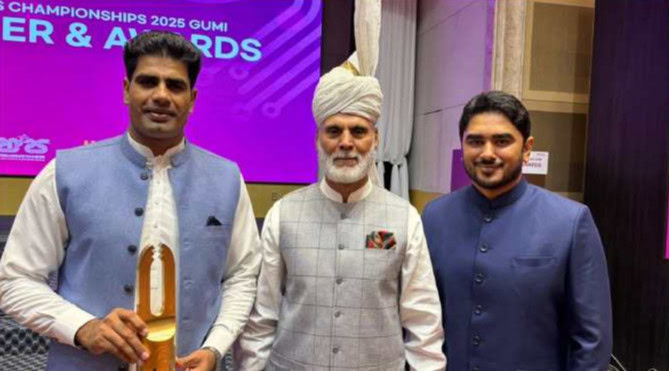 Pakistans Arshad Nadeem Honored As Best Asian Athlete By Asian Athletics Association