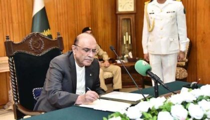 President Zardari Signs Bill Criminalising Child Marriage Into Law