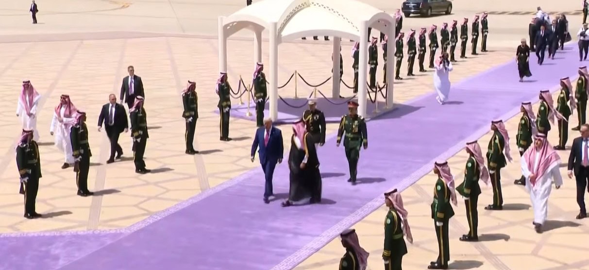 Us President Trump Lands In Saudi Arabia To Kickstart Middle East Tour 