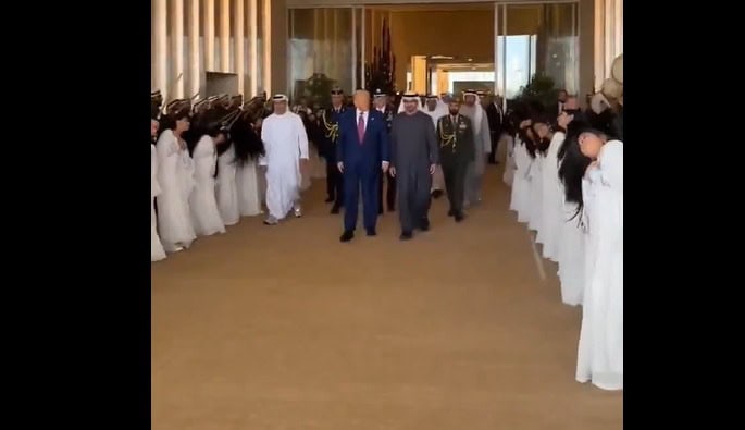 Why Were Uae Young Girls Tossing Hair Side To Side To Welcome Trump