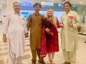 American Woman Arrives In Pakistan To Marry Upper Dir Youth