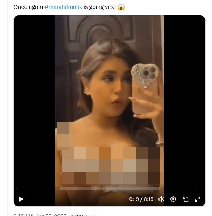 Another Private Video Of Tiktok Star Minahil Malik Leaked Online 