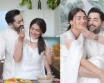 Danish Taimoor Ayeza Khans Eid Twinning Wins Internet See Pics