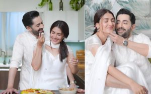 Danish Taimoor Ayeza Khans Eid Twinning Wins Internet See Pics