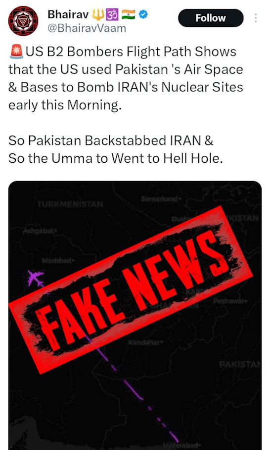 No Pakistani Airspace Access Granted For Us Strikes On Iran Nuclear Sites 