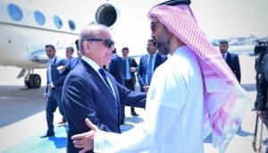 Pak Pm Shehbaz Sharif Lands In Uae For Trade Investment Talks
