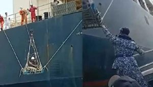 Pakistan Navy Saves Life Of Injured Indian Crew Member At Sea