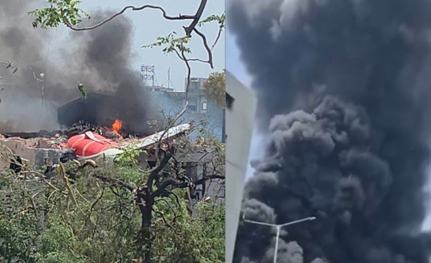 Passenger Aircraft Crashes At Ahmedabad Airport Casualties Feared Onboard