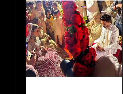 Rabeeca Khan Hussain Tareens Nikah Heres The First Look Of Bride And Groom 