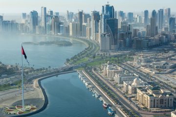 Flag Island In Sharjah Emirate. Shurooq Development.