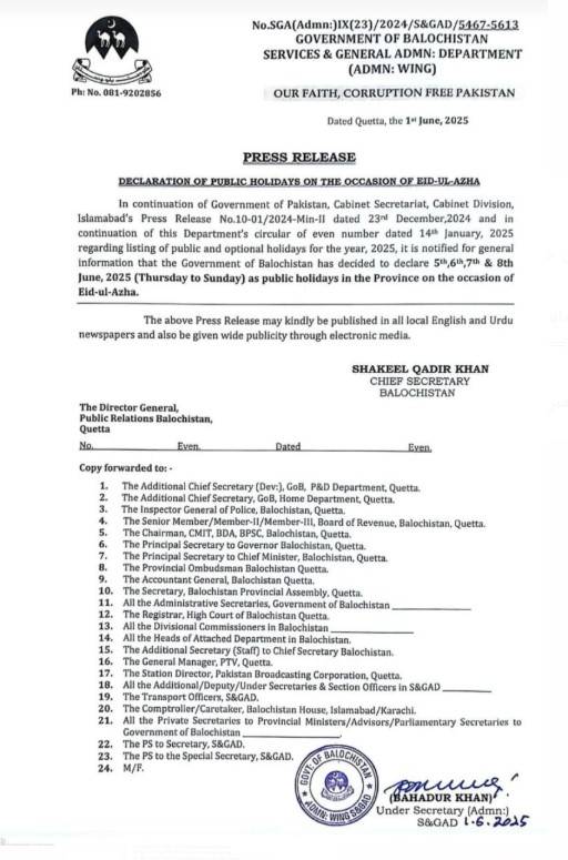 Third Day Of Eidul Adha Not Included In Official Holiday List Details Inside 