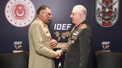 Cjcsc Gen Sahir Shamshad Represents Pakistan At Idef 2025 In Turkiye