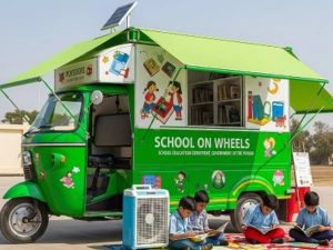 Cm Maryam Launches School On Wheels Mobile Library Projects In Punjab