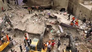Death Toll In Karachi Building Collapse Reaches 14 As Rescue Efforts Underway