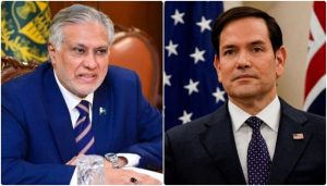 Ishaq Dar Us Secretary Of State Marco Rubio Discuss Trade Regional Peace