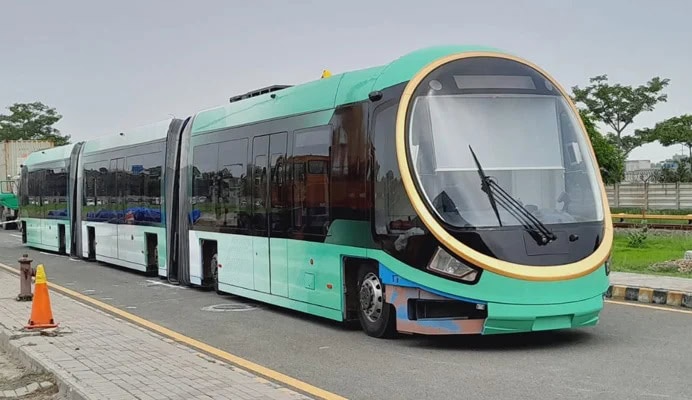 Lahore Electric Tram Service Routes Passenger Capacity Other Details
