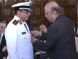 President Zardari Confers Nishan E Pakistan On Saudi Naval Chief