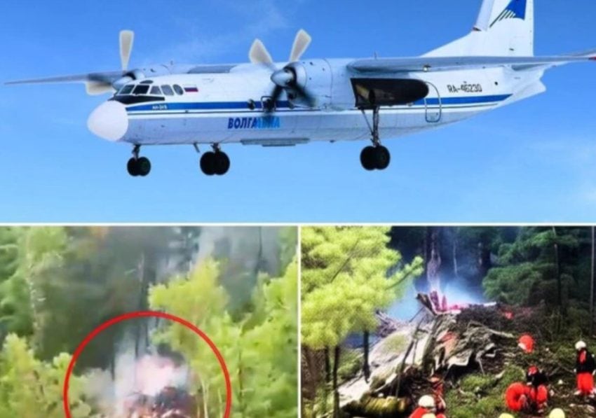 Russian Plane Crashes Near China Border All 48 Onboard Killed