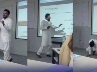 Teacher Dies Of Heart Attack During Lecture At Lahore School Video Goes Viral