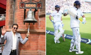 Wasim Akram Rings Opening Bell On Day 3 Of India England Test At Old Trafford