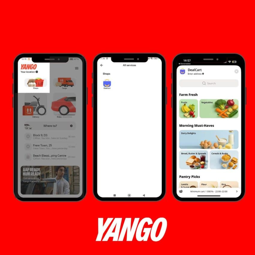 Yango Pakistan Joins Hands With Dealcart To Launch Grocery Delivery On Its Superapp
