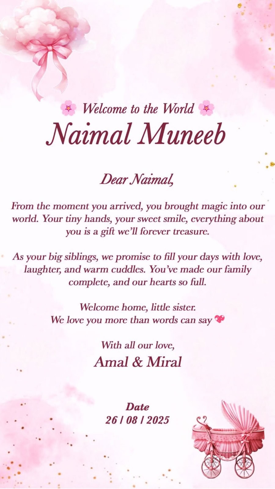 Aiman Khan And Muneeb Butt Welcome Their Third Child 