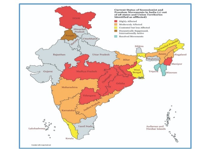 Analysing Indias Secessionist And Freedom Movements 