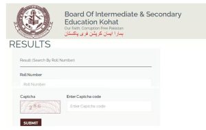 Bise Kohat Inter Class 12th Results 2025 Check Results Here