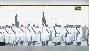 Change Of Guard Ceremonies Held At Qauid Iqbal Mausoleums On Independence Day