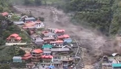 Cloudburst Wreaks Havoc In Indias Uttarakhand Soldiers Swept Away